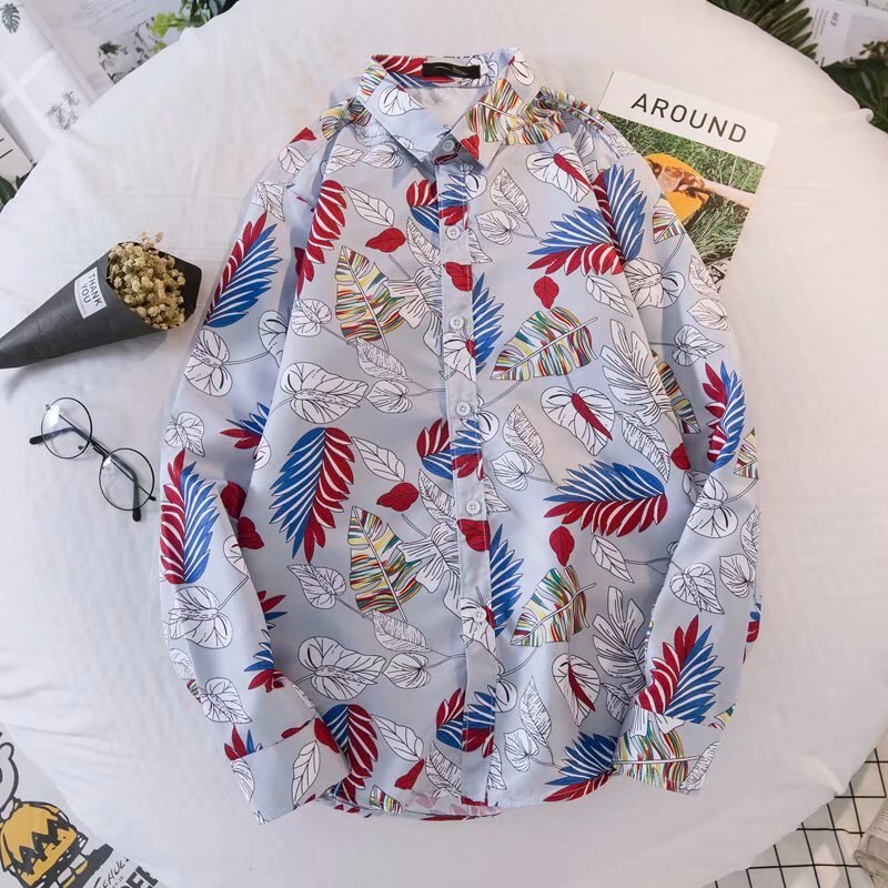"Hono" Unisex Men Women Streetwear Graphic Button Up Shirt - Street King Apparel