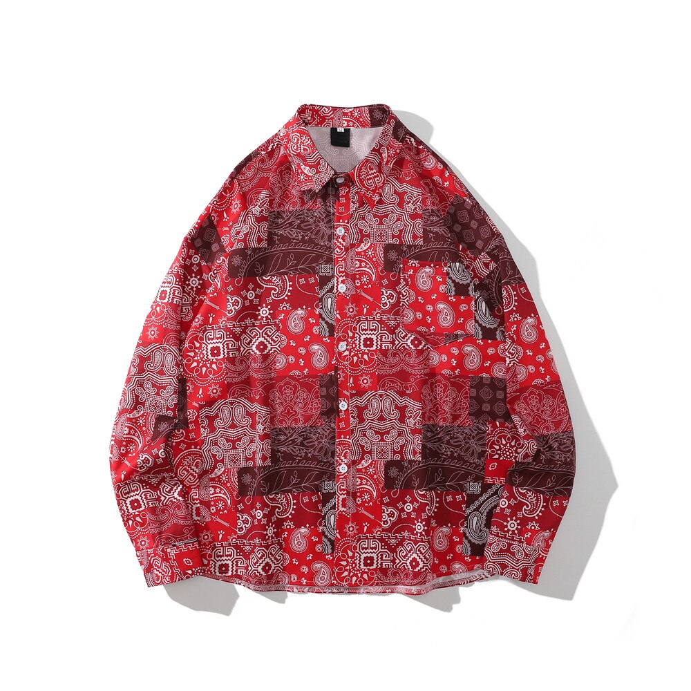 "Purple Legacy" Unisex Men Women Streetwear Graphic Button Shirt - Street King Apparel