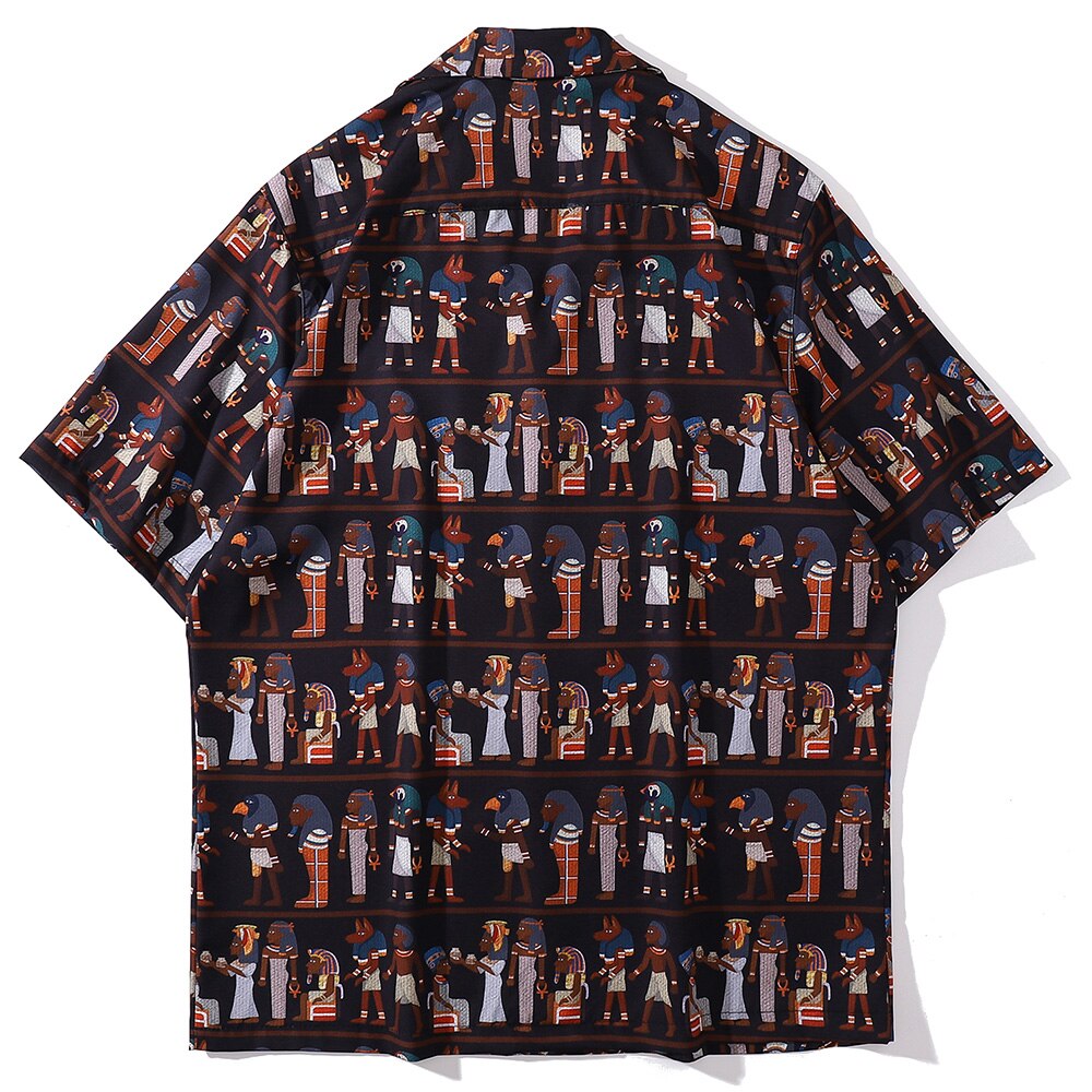 "Walk Way" Unisex Men Women Streetwear Graphic Button Shirt - Street King Apparel