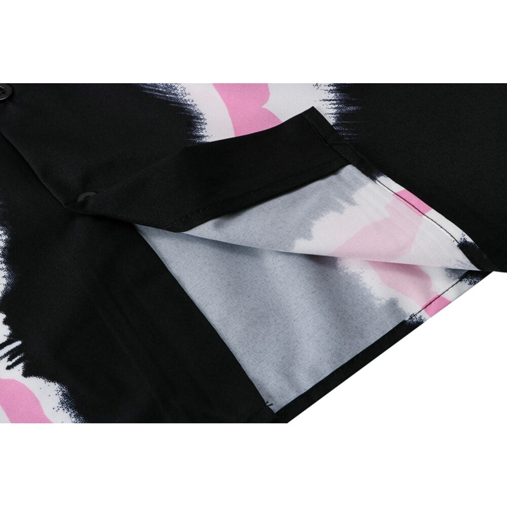 "Lights Out" Unisex Men Women Streetwear Button Shirt - Street King Apparel
