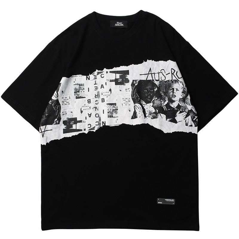 "Straight Face" Unisex Men Women Streetwear Graphic T-Shirt - Street King Apparel