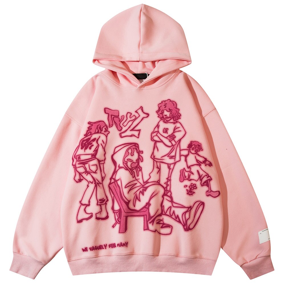 "Tied Down" Unisex Men Women Streetwear Graphic Hoodie - Street King Apparel