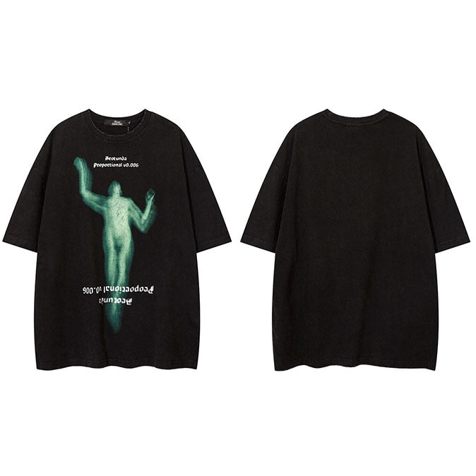 "Washed Away" Unisex Men Women Streetwear Graphic T-Shirt - Street King Apparel