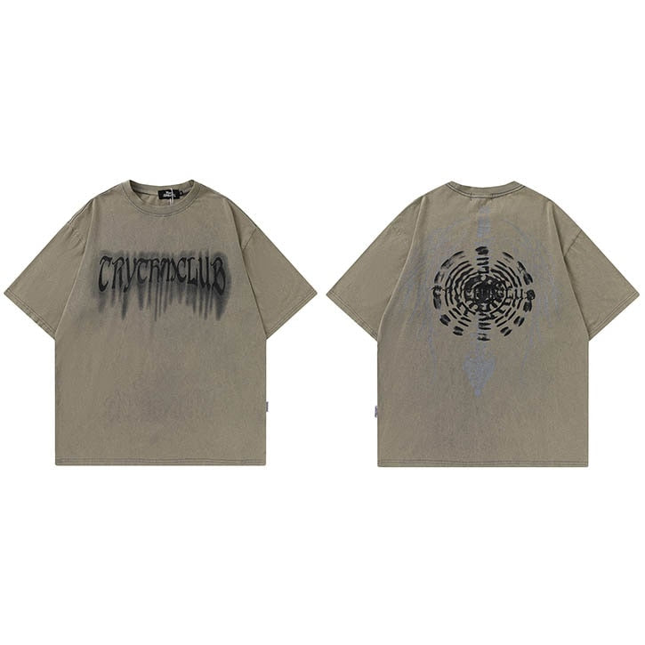 "Washed Down" Unisex Men Women Streetwear Graphic T-Shirt - Street King Apparel