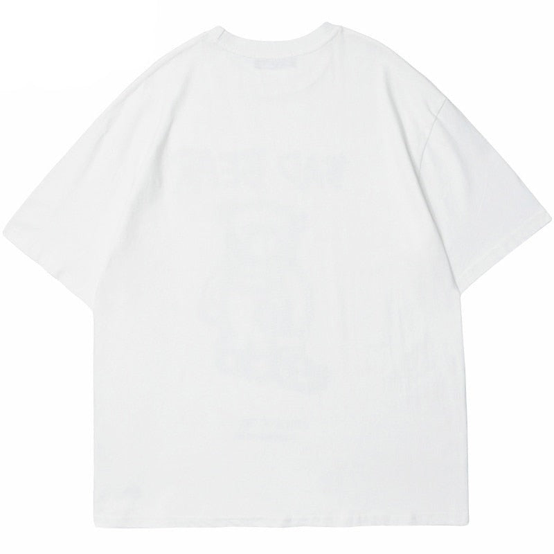 "Straight Face" Unisex Men Women Streetwear Graphic T-Shirt - Street King Apparel