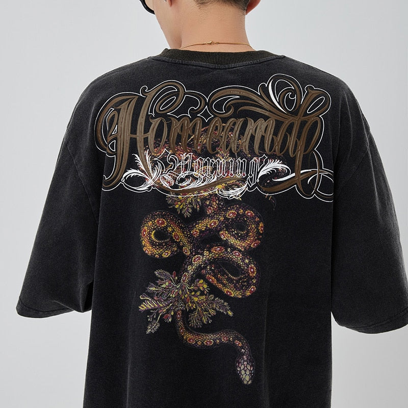 "Hidden Grass" Unisex Men Women Streetwear Graphic T-Shirt - Street King Apparel