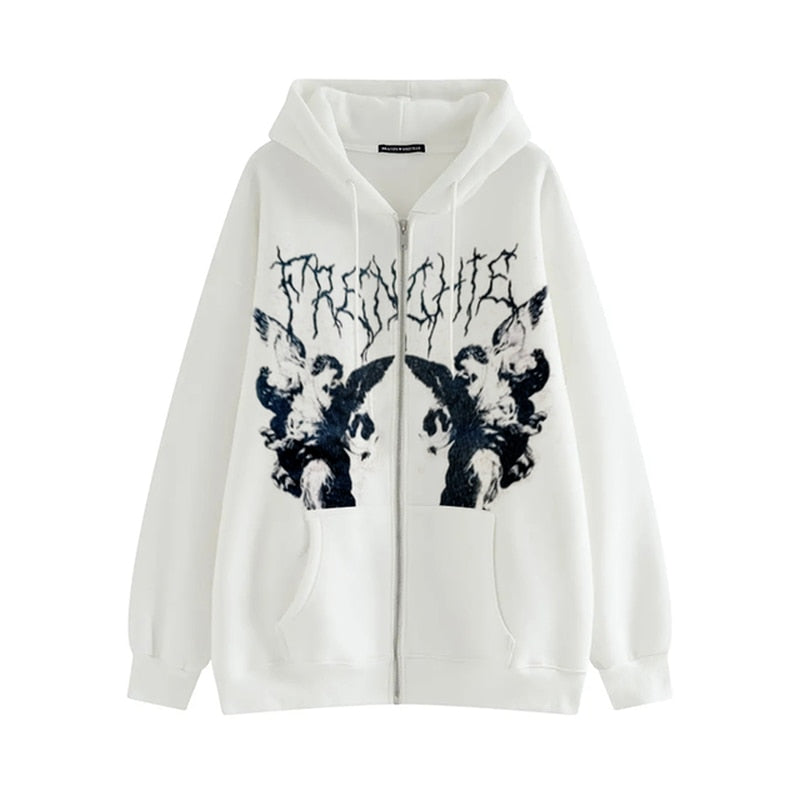 "New Society" Unisex Men Women Streetwear Graphic Hoodie - Street King Apparel