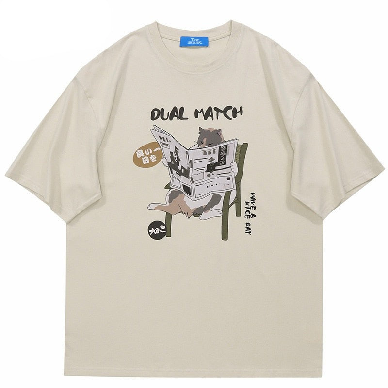 "Dual Match" Unisex Men Women Streetwear T-Shirt - Street King Apparel