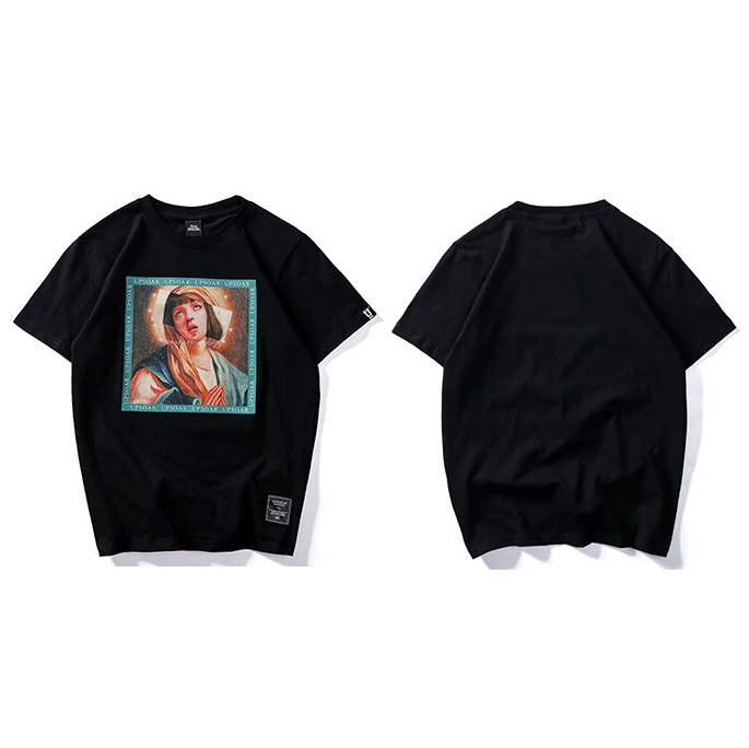 "Virgin Mary" Unisex Men Women Streetwear Graphic T-Shirt - Street King Apparel