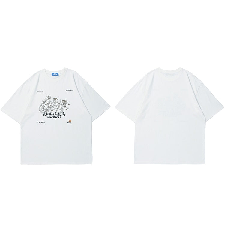 "Group Feast" Unisex Men Women Streetwear Graphic T-Shirt - Street King Apparel