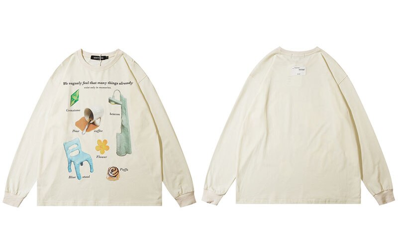 "Sitting Down" Unisex Men Women Streetwear Graphic Sweatshirt - Street King Apparel