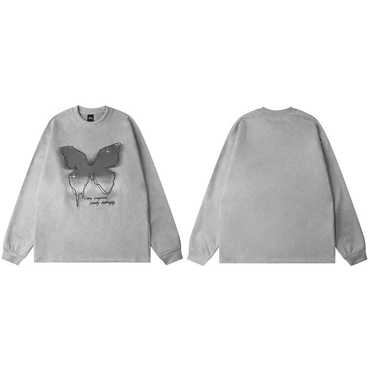 Street King Apparel "Blue Smoke" Unisex Men Women Streetwear Graphic Sweatshirt - Street King Apparel