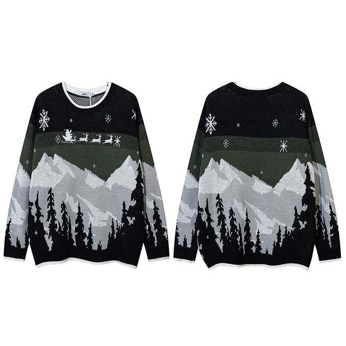 "Wonderland" Unisex Men Women Streetwear Graphic Sweater - Street King Apparel