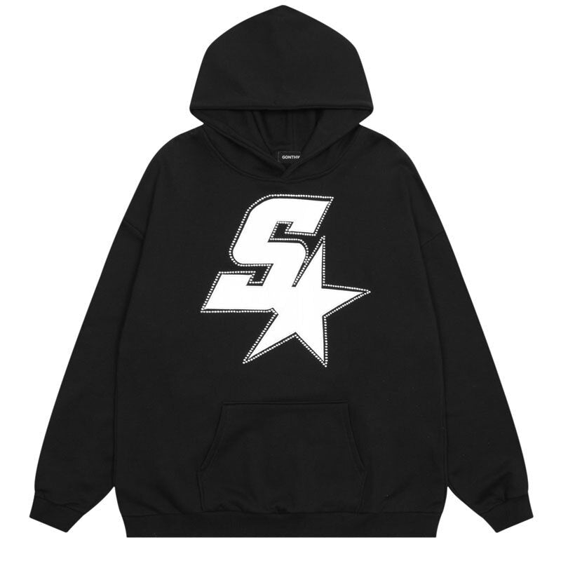 "Star Girl" Unisex Men Women Streetwear Graphic Hoodie - Street King Apparel
