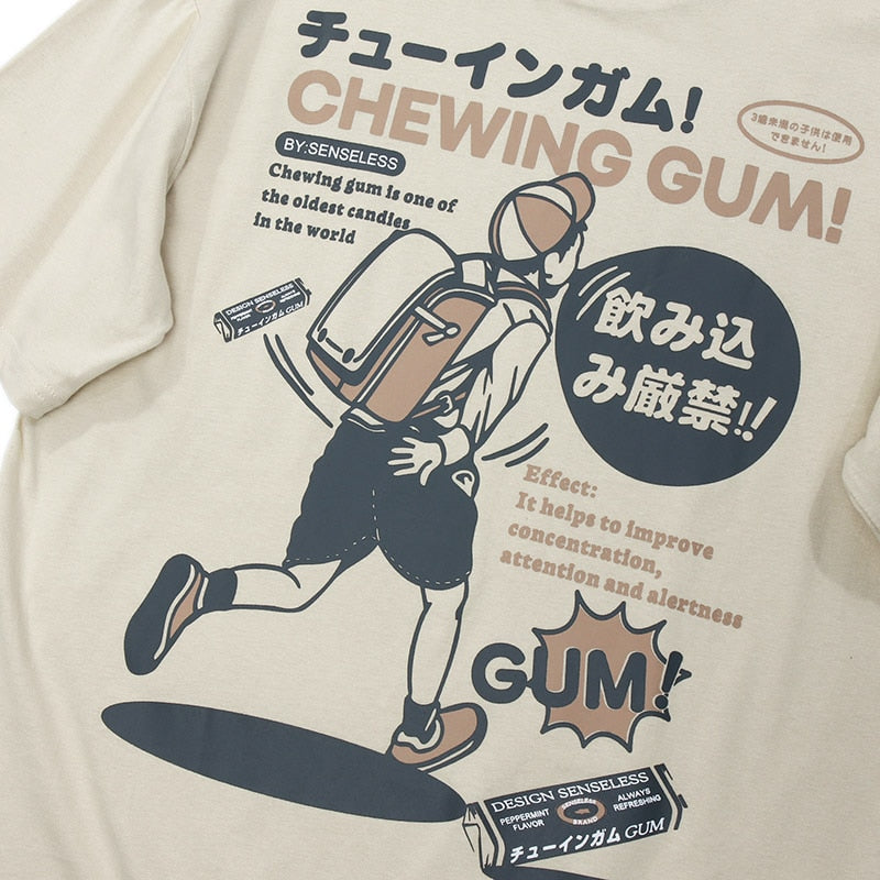 Street King Apparel "Chewing Gum" Unisex Men Women Streetwear Graphic T-Shirt - Street King Apparel