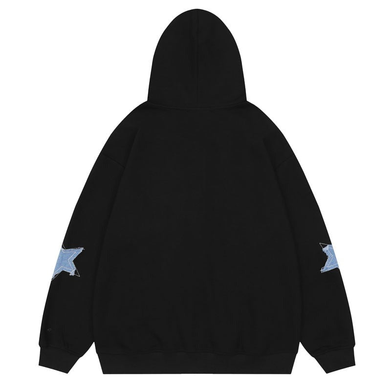 "Purple Star" Unisex Men Women Streetwear Graphic Hoodie - Street King Apparel