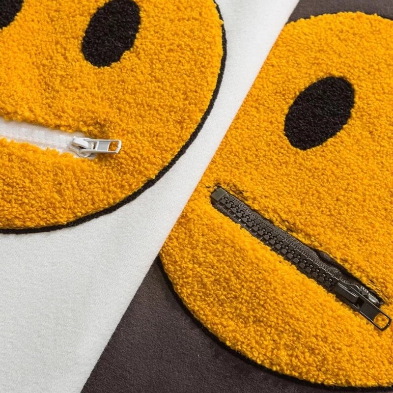 "Mr Smiley" Unisex Men Women Streetwear Graphic Hoodie - Street King Apparel