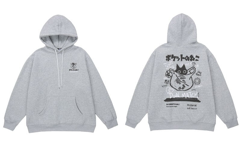"Dual Match" Unisex Men Women Streetwear Graphic Hoodie - Street King Apparel