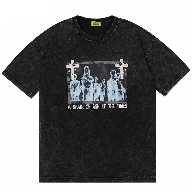 "Washed Family" Unisex Men Women Streetwear Graphic T-Shirt - Street King Apparel