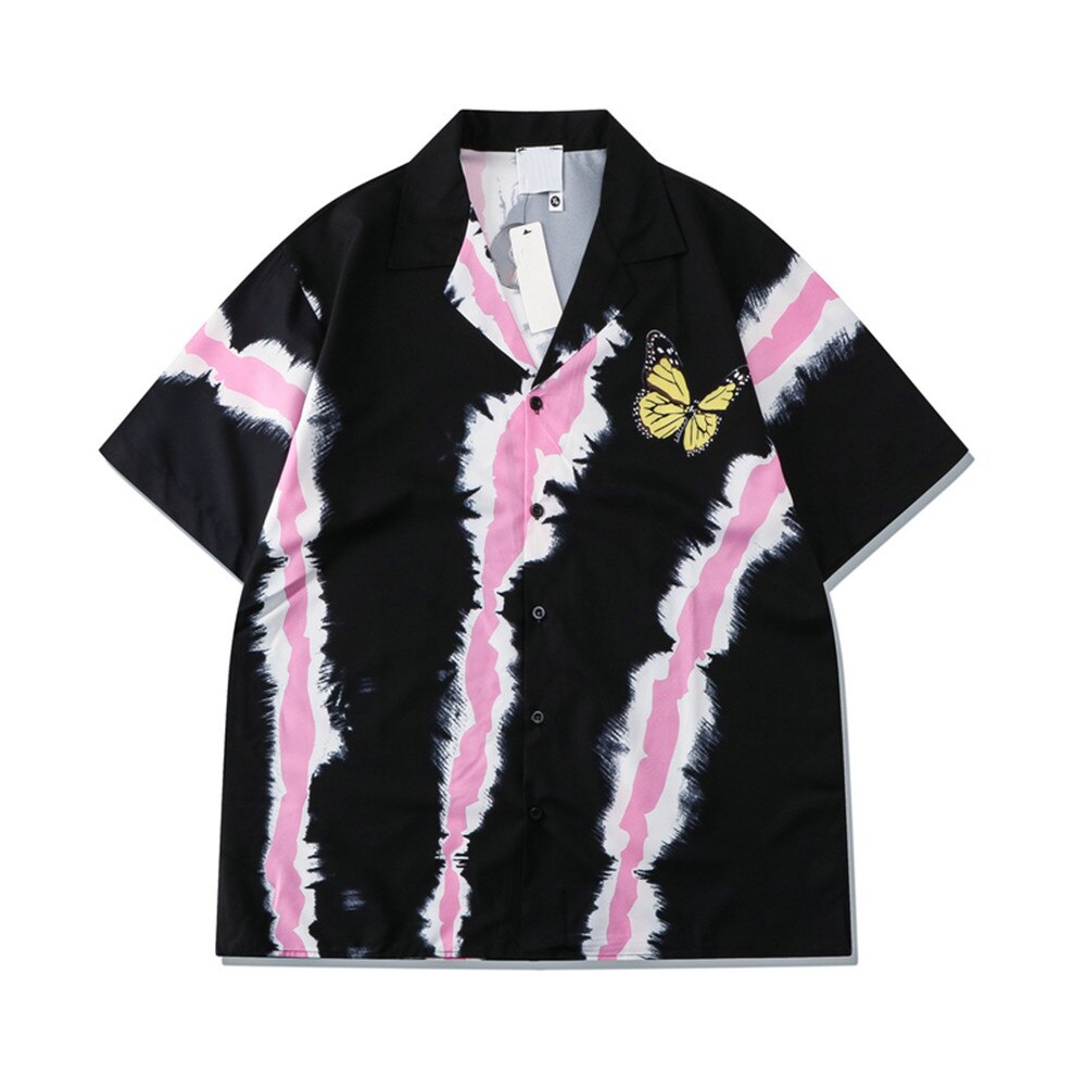 "Lights Out" Unisex Men Women Streetwear Button Shirt - Street King Apparel