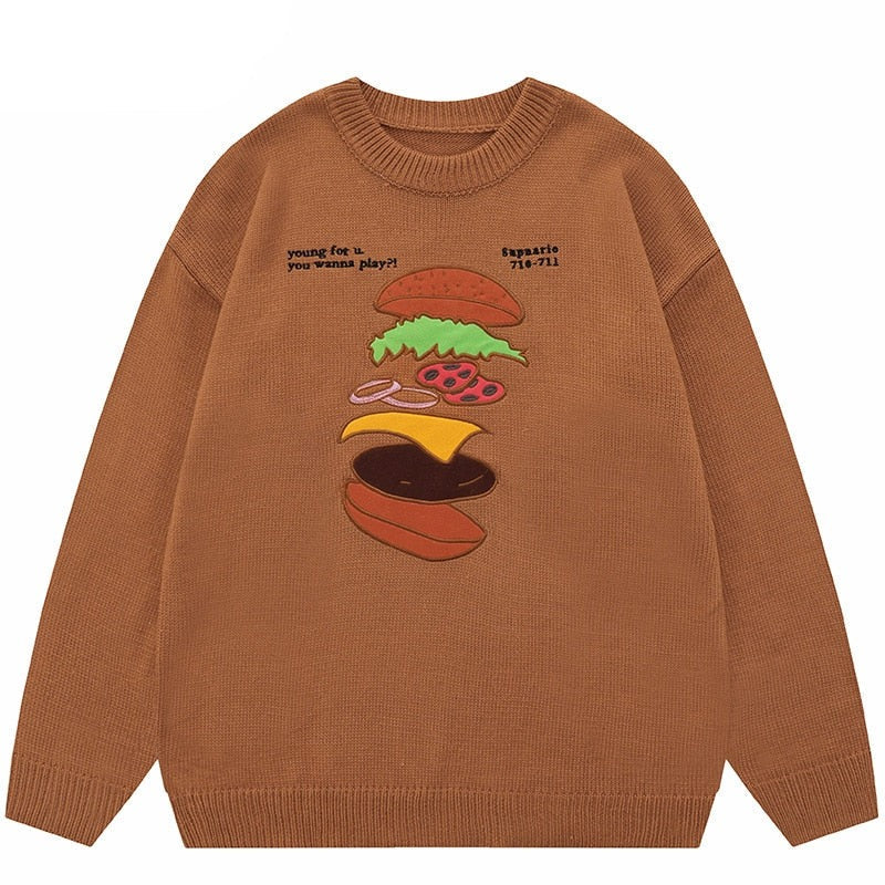 "In The Kitchen" Unisex Men Women Streetwear Graphic Sweater - Street King Apparel