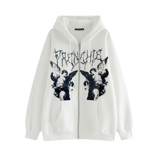 "New Society" Unisex Men Women Streetwear Graphic Hoodie - Street King Apparel
