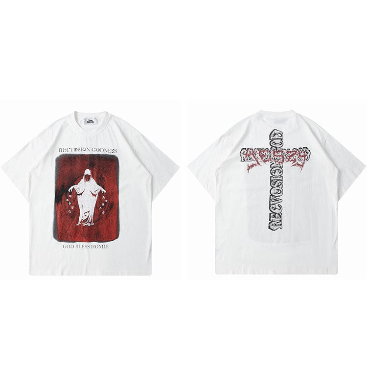 "Godless" Unisex Men Women Streetwear Graphic T-Shirt - Street King Apparel
