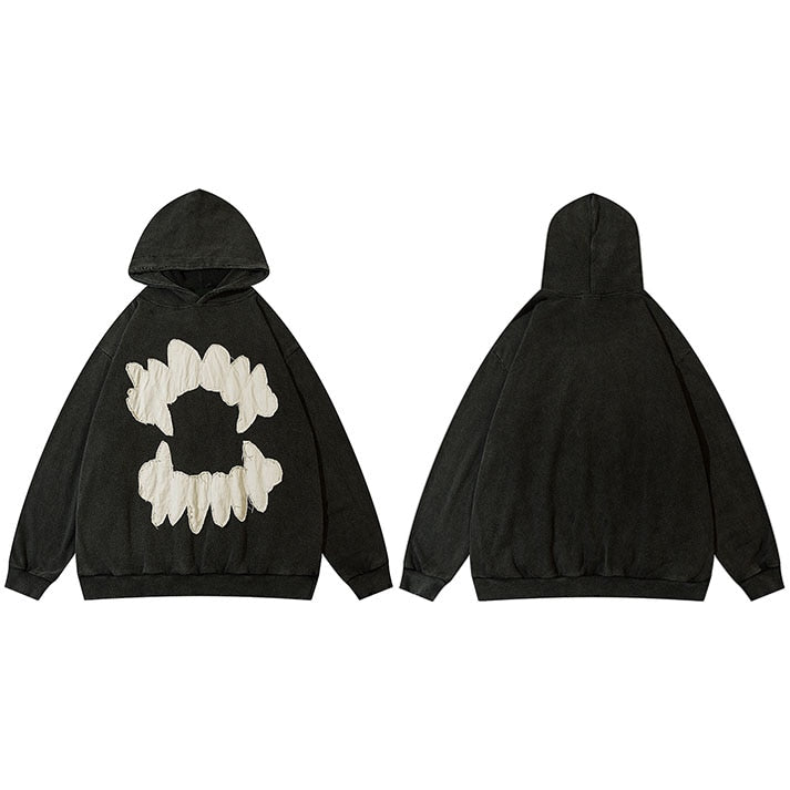 "Teeth Breaker" Unisex Men Women Streetwear Graphic Hoodie - Street King Apparel