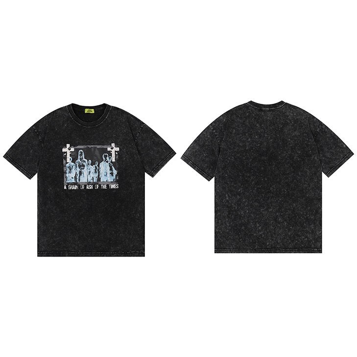 "Washed Family" Unisex Men Women Streetwear Graphic T-Shirt - Street King Apparel