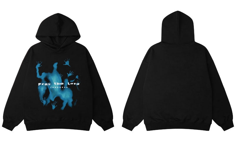 Street King Apparel "Blue Souls" Unisex Men Women Streetwear Graphic Hoodie - Street King Apparel