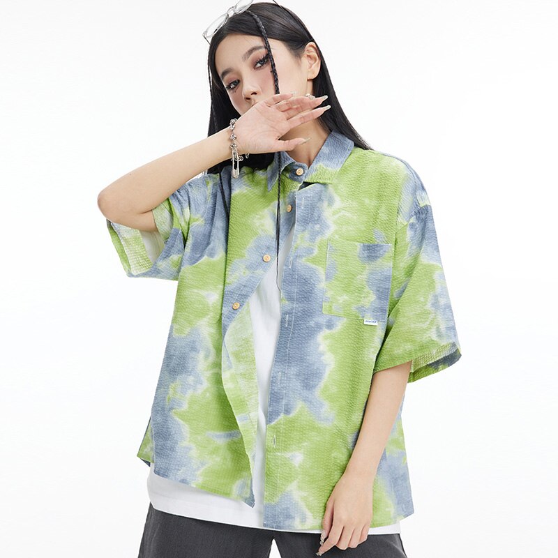 "Green Beach" Unisex Men Women Streetwear Graphic Shirt - Street King Apparel
