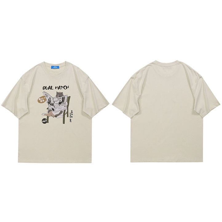 "Dual Match" Unisex Men Women Streetwear T-Shirt - Street King Apparel