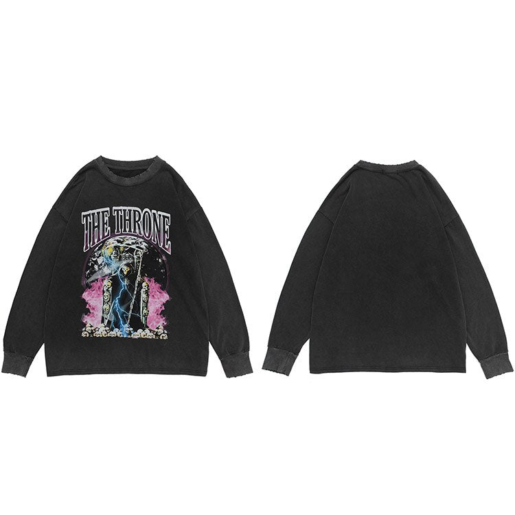 "The Throne" Unisex Men Women Streetwear Graphic Sweatshirt - Street King Apparel