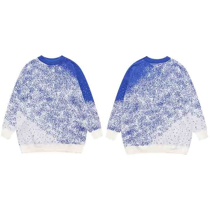 "Starry Night" Unisex Men Women Streetwear Graphic Sweater - Street King Apparel