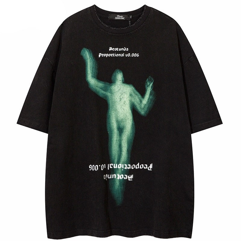 "Washed Away" Unisex Men Women Streetwear Graphic T-Shirt - Street King Apparel