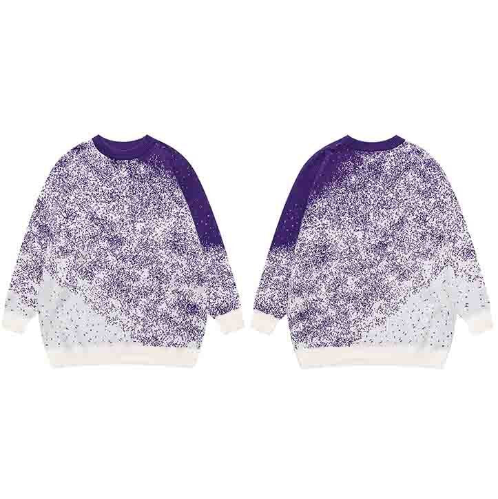 "Starry Night" Unisex Men Women Streetwear Graphic Sweater - Street King Apparel