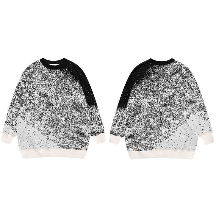 "Starry Night" Unisex Men Women Streetwear Graphic Sweater - Street King Apparel