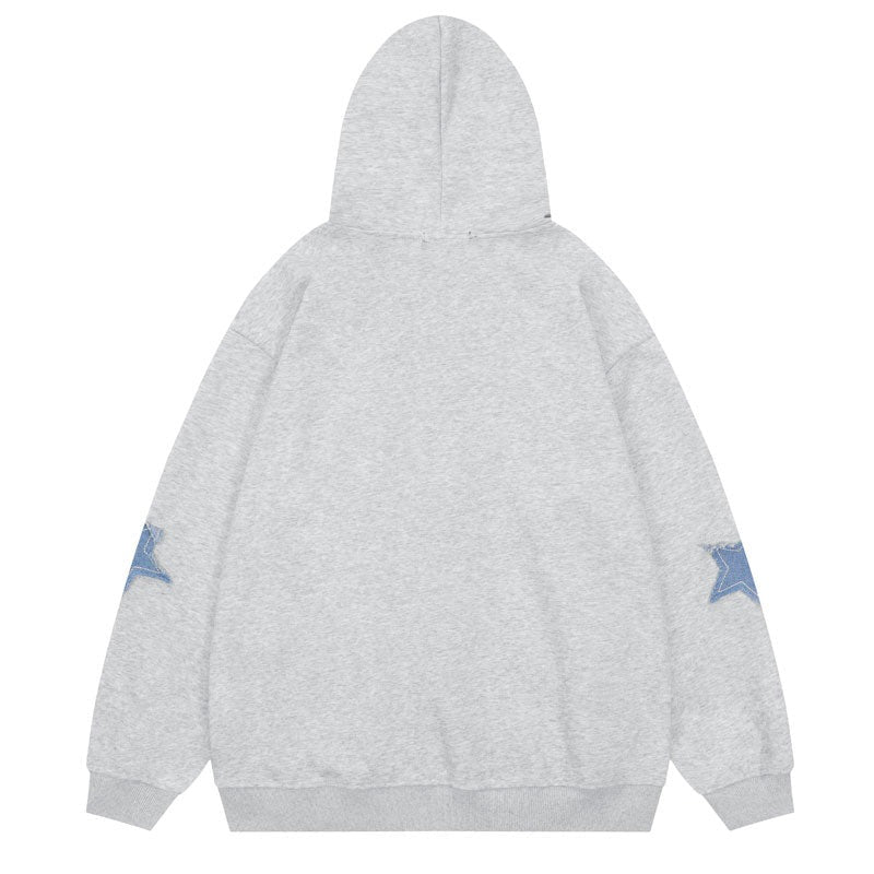 "Purple Star" Unisex Men Women Streetwear Graphic Hoodie - Street King Apparel