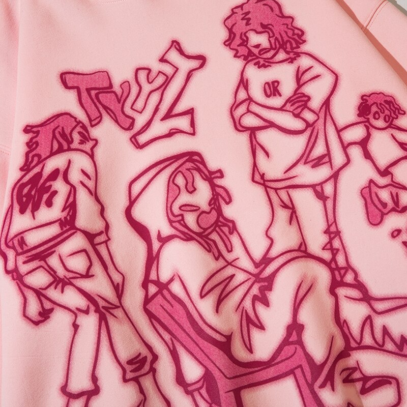 "Tied Up & Down" Unisex Men Women Streetwear Graphic Hoodie - Street King Apparel
