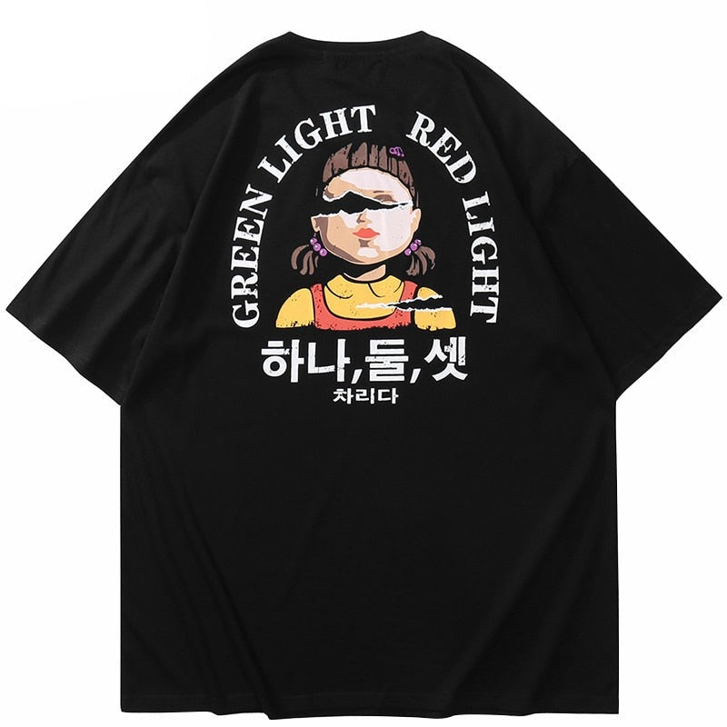 "Green Light" Unisex Men Women Streetwear Graphic T-Shirt - Street King Apparel