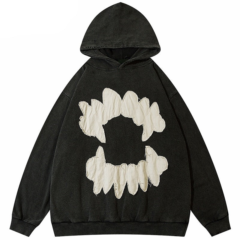 "Teeth Breaker" Unisex Men Women Streetwear Graphic Hoodie - Street King Apparel