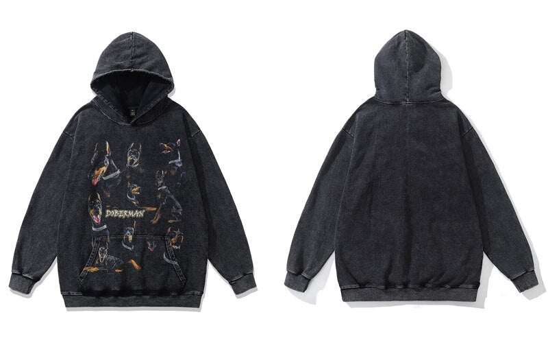 "Back 2 Back" Unisex Men Women Streetwear Graphic Hoodie Daulet Apparel