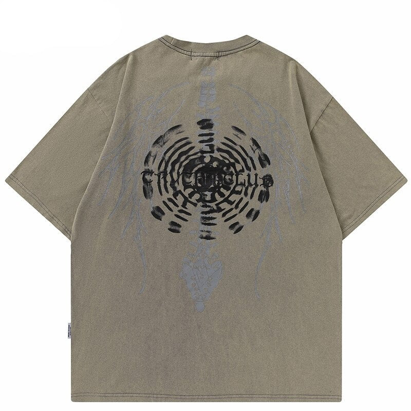 "Washed Down" Unisex Men Women Streetwear Graphic T-Shirt - Street King Apparel
