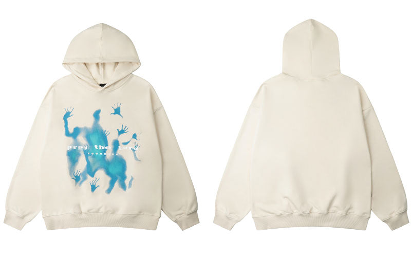 Street King Apparel "Blue Souls" Unisex Men Women Streetwear Graphic Hoodie - Street King Apparel