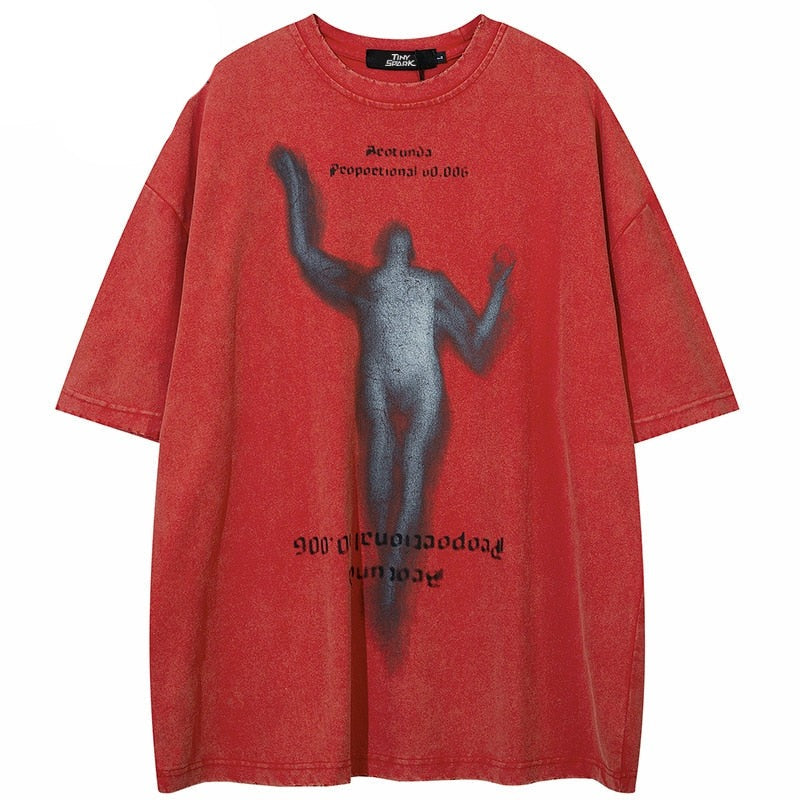 "Washed Away" Unisex Men Women Streetwear Graphic T-Shirt - Street King Apparel