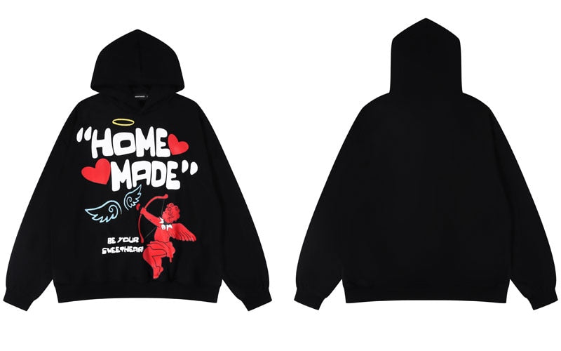 "Home Made" Unisex Men Women Streetwear Graphic Hoodie - Street King Apparel