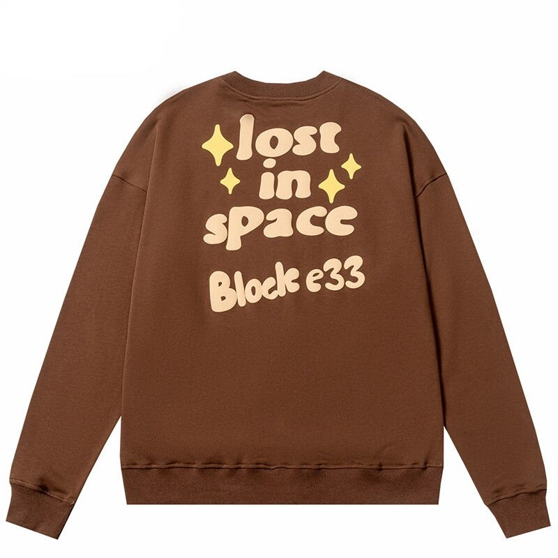 "Falling In Space" Unisex Men Women Streetwear Graphic Sweatshirt - Street King Apparel