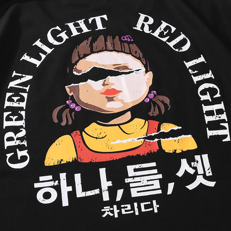 "Green Light" Unisex Men Women Streetwear Graphic T-Shirt - Street King Apparel