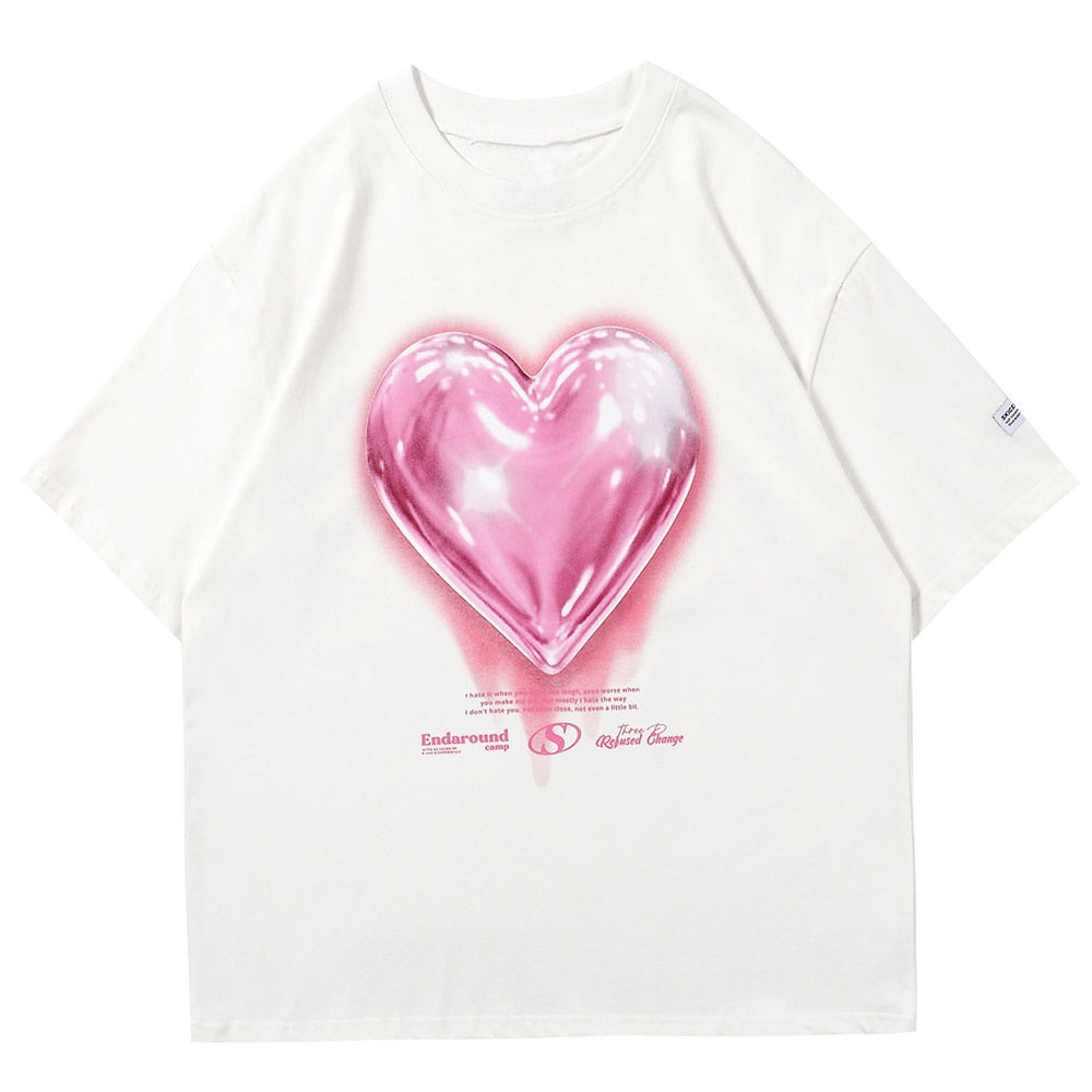 Street King Apparel "Candy Hearts" Men Women Streetwear Unisex Graphic T-Shirt - Street King Apparel