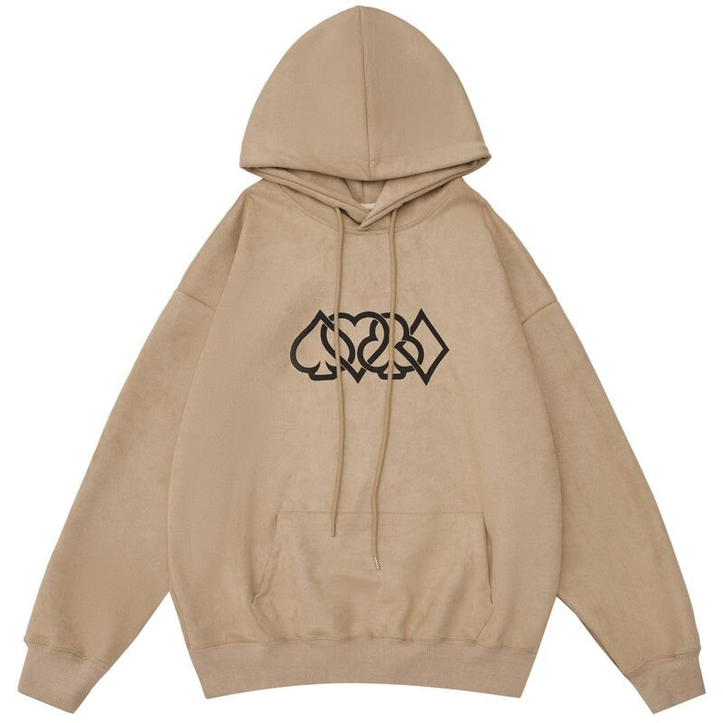 "Ace Of Spades" Unisex Men Women Streetwear Graphic Hoodie Daulet Apparel